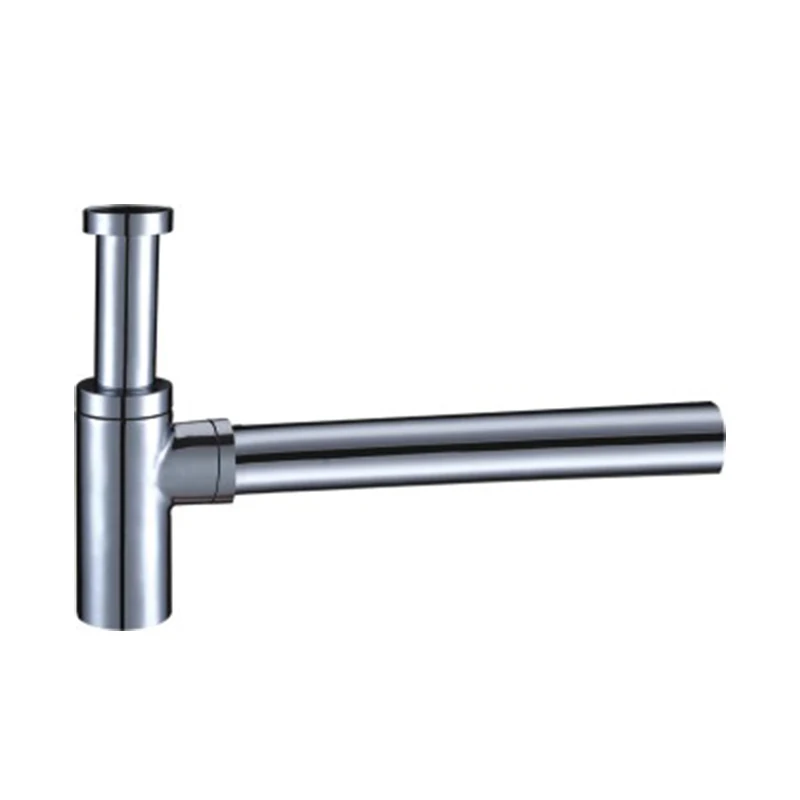 Brass Wash Basin Siphon Bottle Trap P Trap Bathroom Accessories Customized Color and Logo
