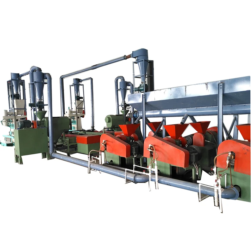 waste shredded rubeber tyre/Truck And Car Tyre Grinding Machine / Tire Shredding Equipment