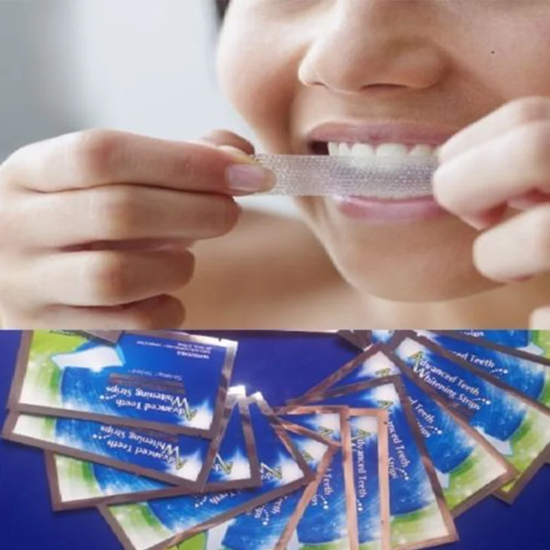 
oral mint whitening strips cleaning non peroxide teeth whitening strip machine 