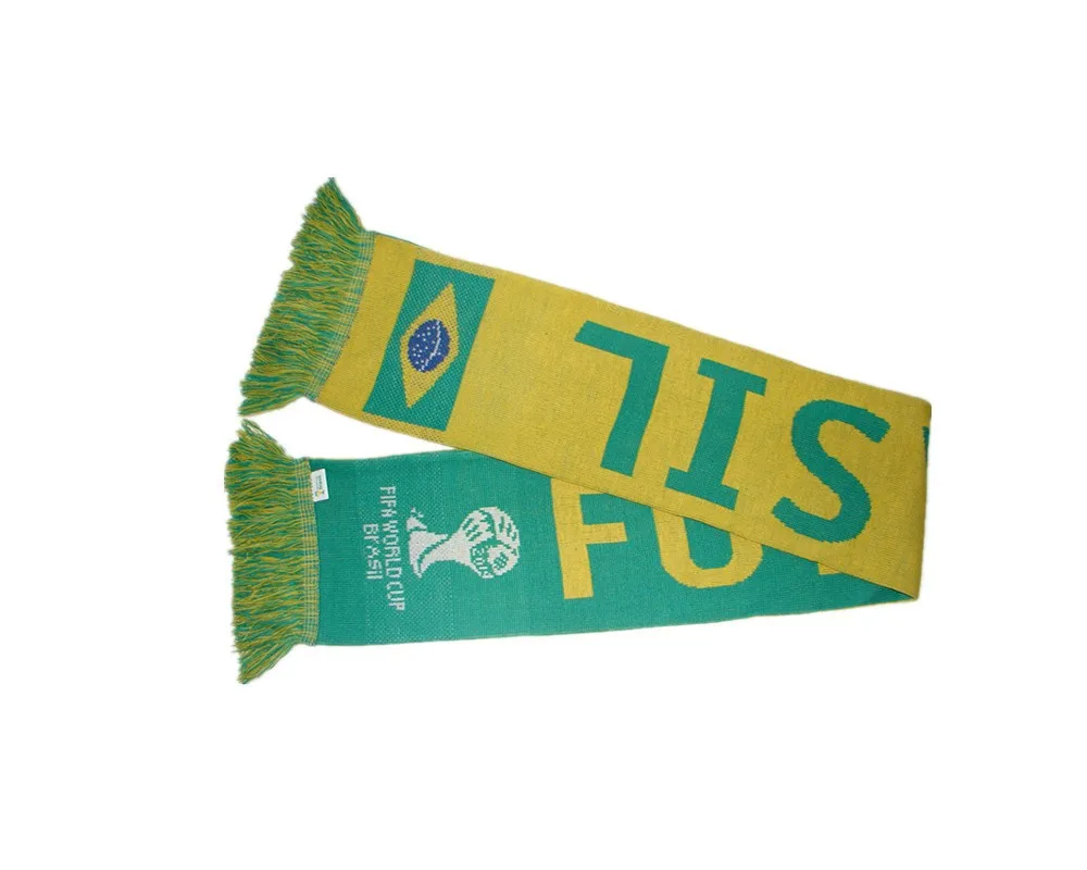 Cheap Men Women Double Sided Custom Logo Long Acrylic Football Team Winter Men Scarf