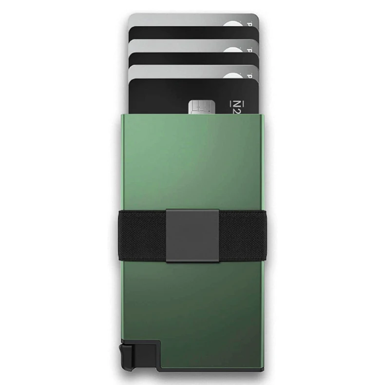 Мини-кошелек мужской тканый холст Binder Bale металлический кошелек для лазерной гравировки