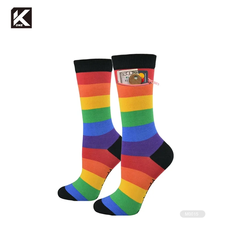 KT1- M036 socks with pockets sock pocket