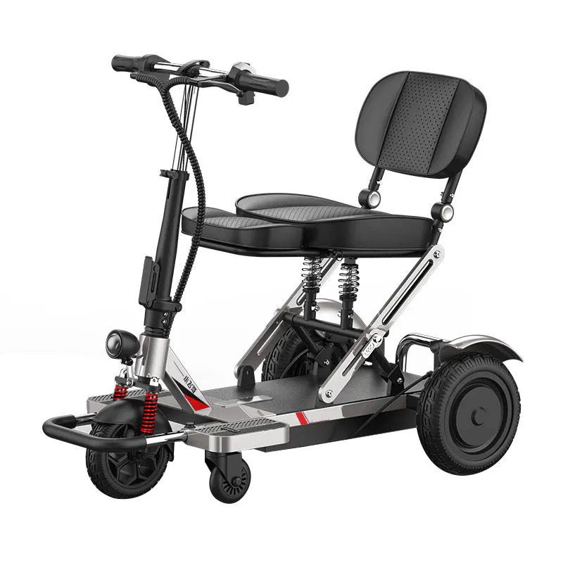 18/22 Km/h Speed Capacity 120kg Electric Mobility Scooter Spring Shock Absorber Mobility Scooter For Elderly