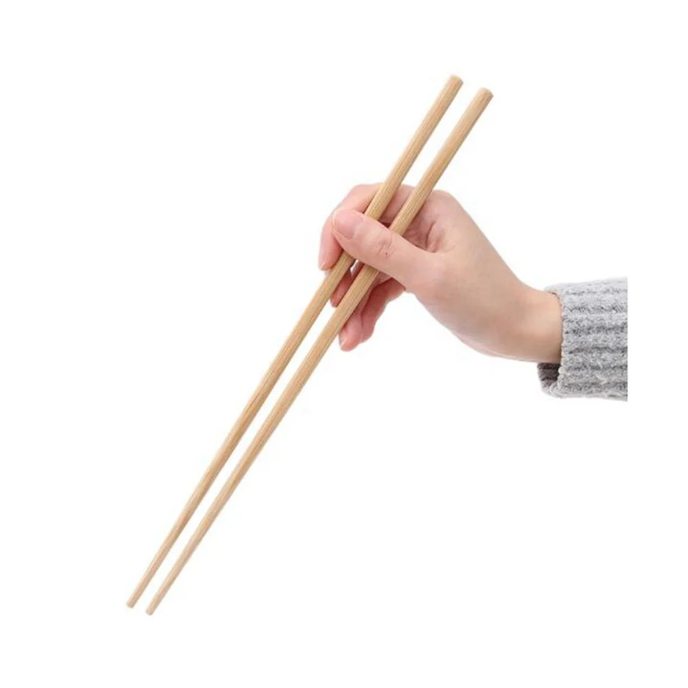 custom logo extra long noodle chop stick bamboo kitchen flying chopsticks for cooking