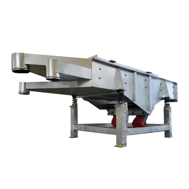 BSF Larvae Separation Sifter Linear Vibrating Sieve for separating black fly larvae from manure