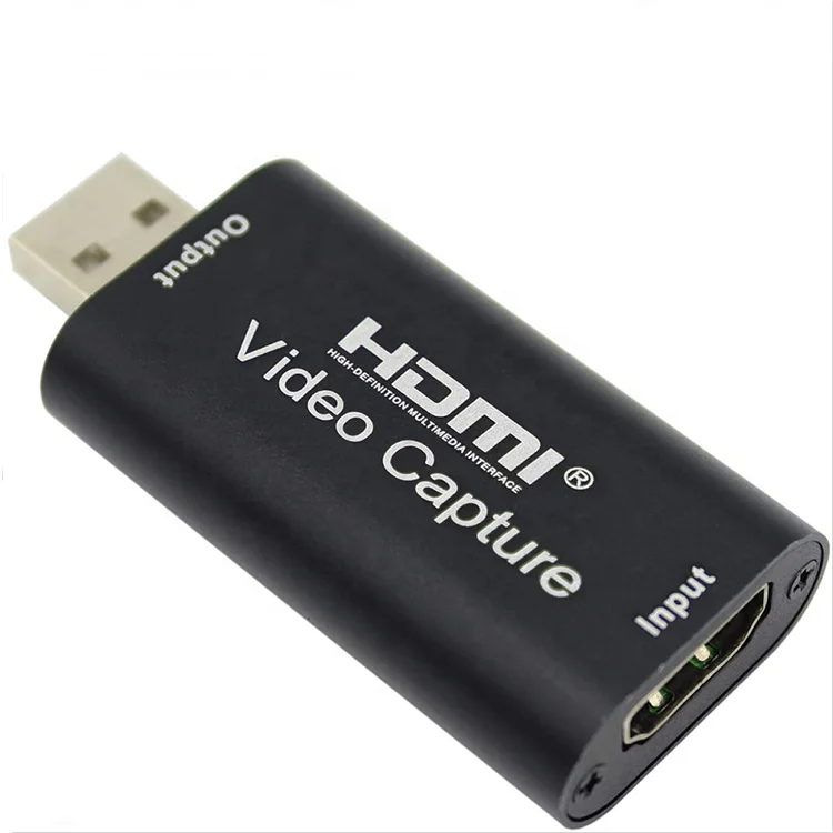 4K HD to USB 2.0 Video Audio Grabber High Speed Data USB 2.0 Acquisition Card USB Video Capture Card 30fps 1080p HD Recording