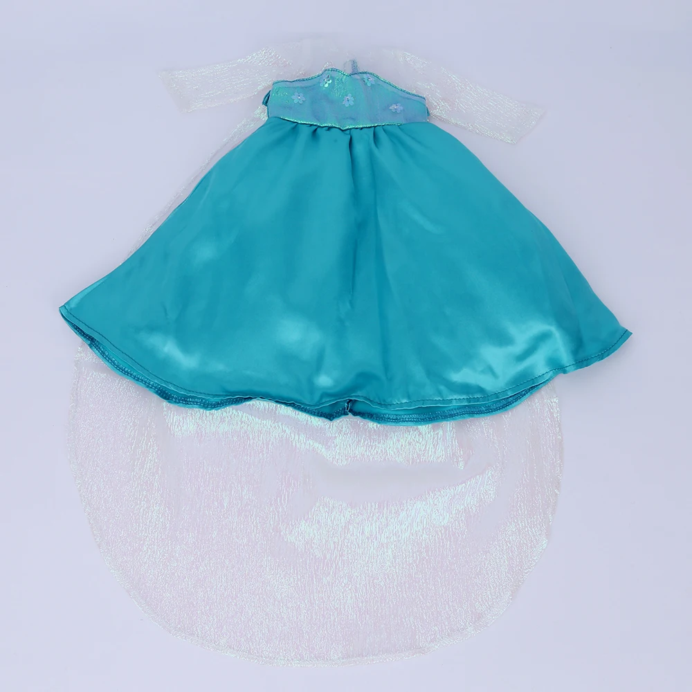 Free sample 18 inch doll dress frozen elsa princess dress