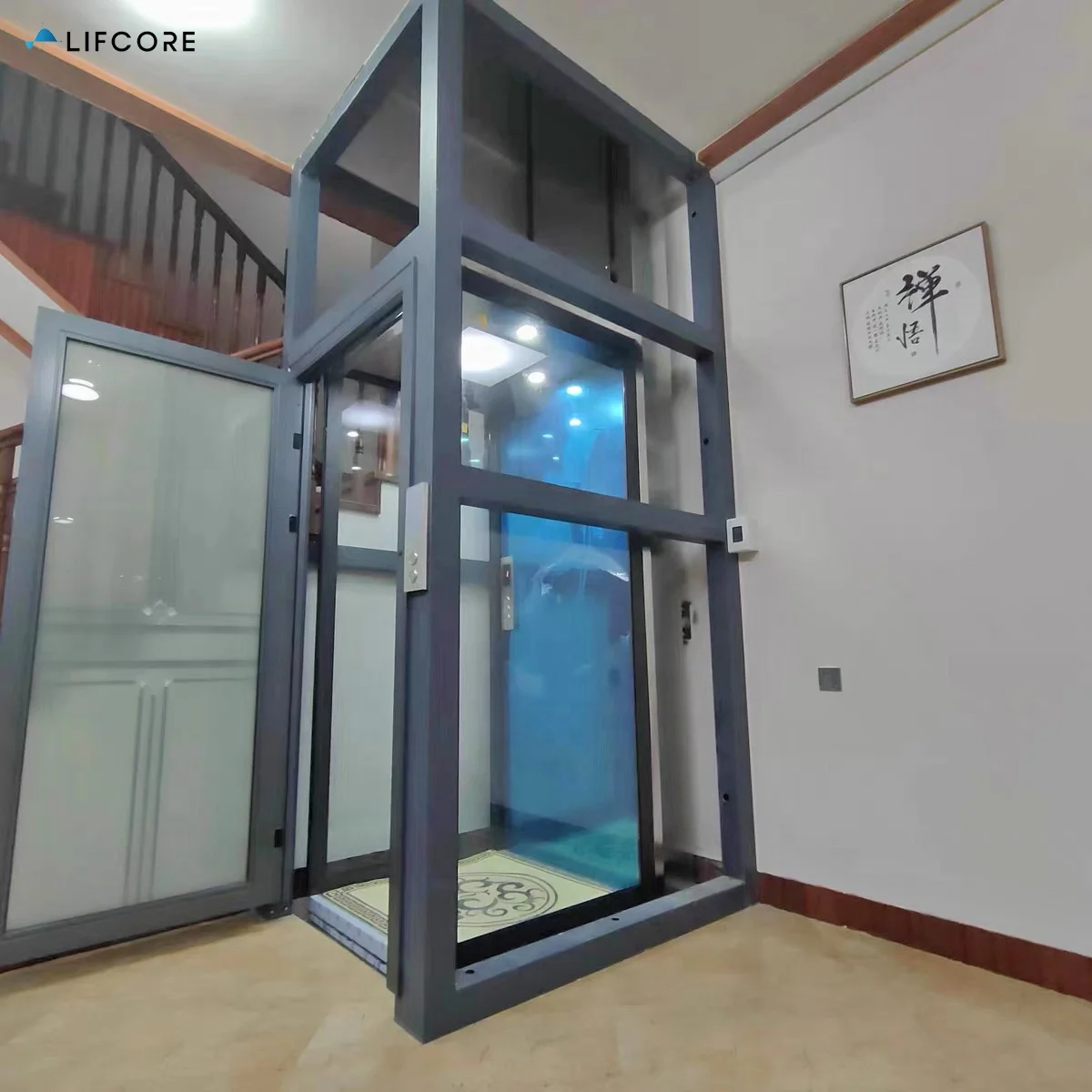 Factory direct residential villa home lift price with elevator kits  philippines