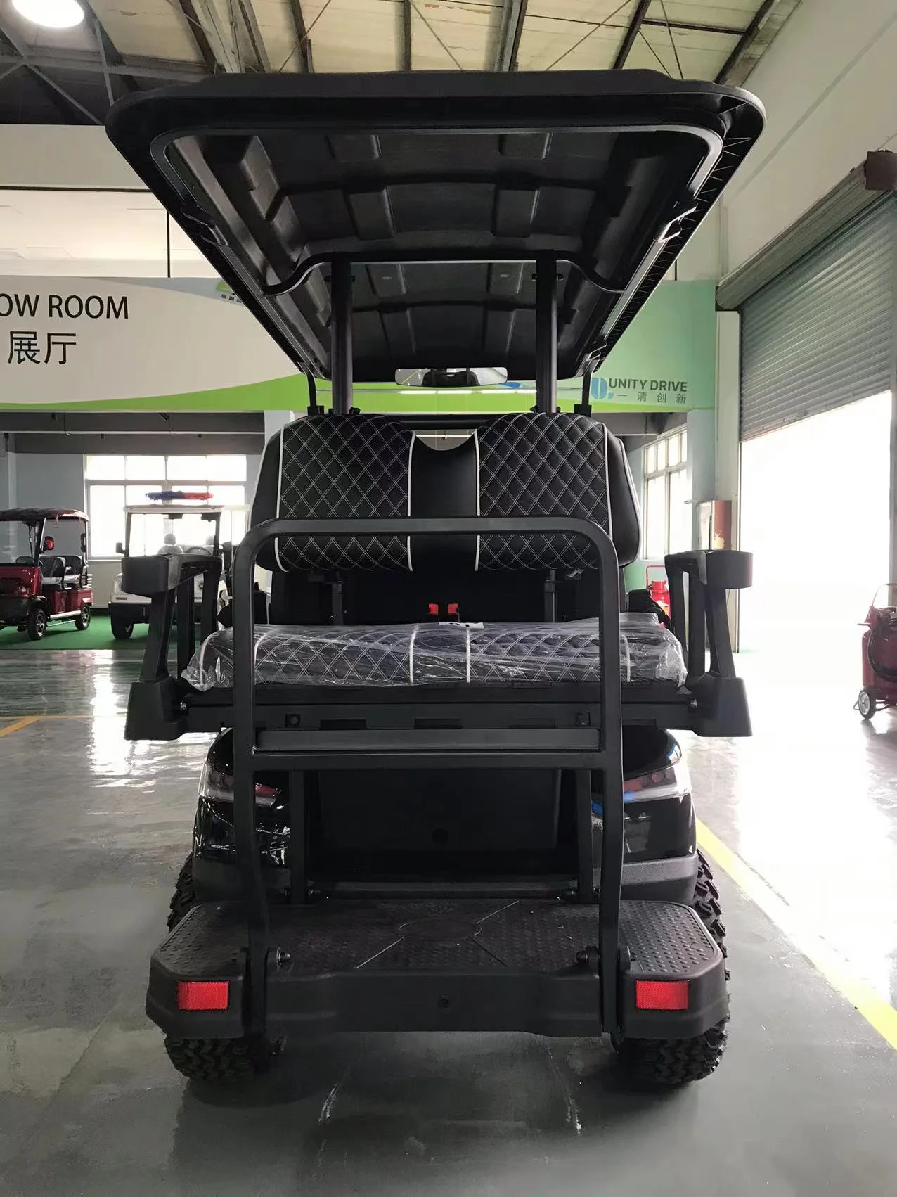 Off-road 4 6 Seater Electric Golf Carts with 48V5KW AC Motor Various Color Sightseeing Bus for UTV Club Cheap Golf Cart