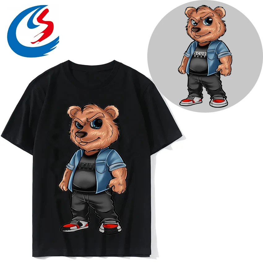 Caisheng Direct to Film Heat Press Transfer A4 Vinyl Heat Transfer Designs Printing PET Film Sublimation Paper for T-Shirt