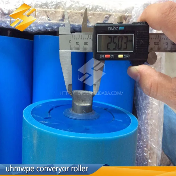 UHMW конвейерных роликов на заказ Высокая скорость большой метрических 4 дюймов дешевые промышленные пластиковые трубы HDPE полимерная UHMW конвейерных роликов