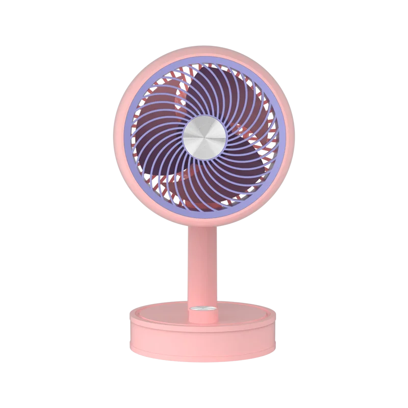 High Quality Hot Wholesale 3 Speed Electronic Portable Knob Switch Desktop Handheld Fans Rotatable USB Rechargeable Mini Fan