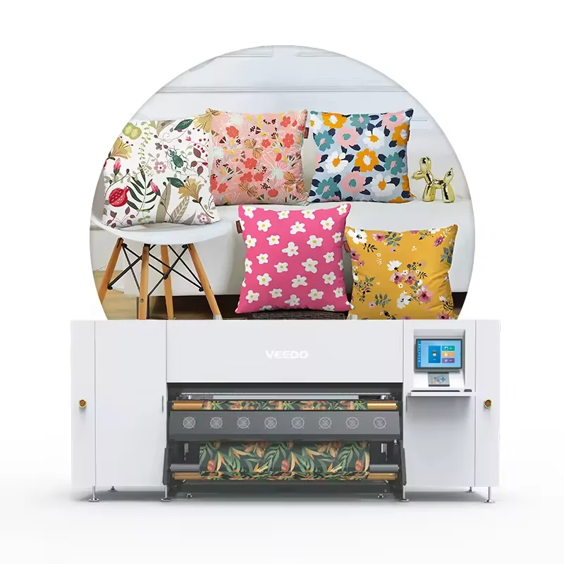 Lowest price sublimation wide format dye sublimation printer machine 2m s3200 i3200 heads textile fabric heat transfer
