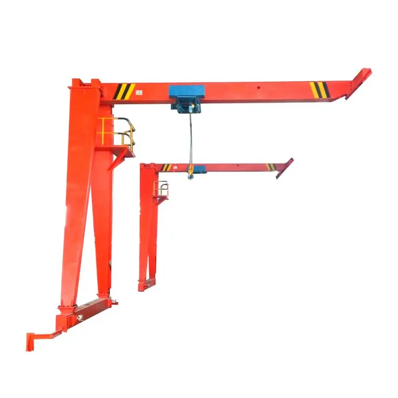 5t single girder mobile gantry portable crane 10 tonpower cable  outdoor