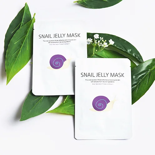 Wholesale Skin Care Moisturizing Snail Proteins Mask Nourishing Repairing Collagen Snail Jelly Face Mask
