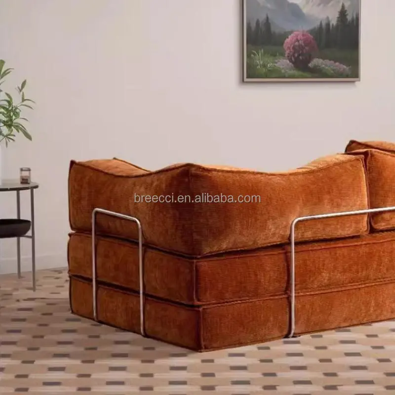 Fashion popular living room sofa fabric comfortable high-end affordable factory direct sales can be compressed sofa