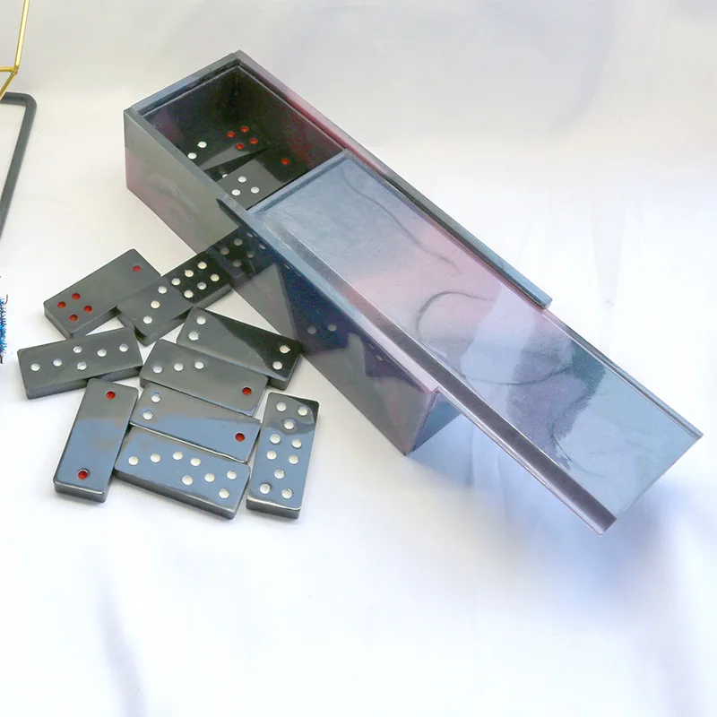 Silicone Mold Of Container Box Domino Moulds Diy Epoxy Resin Wholesale Price