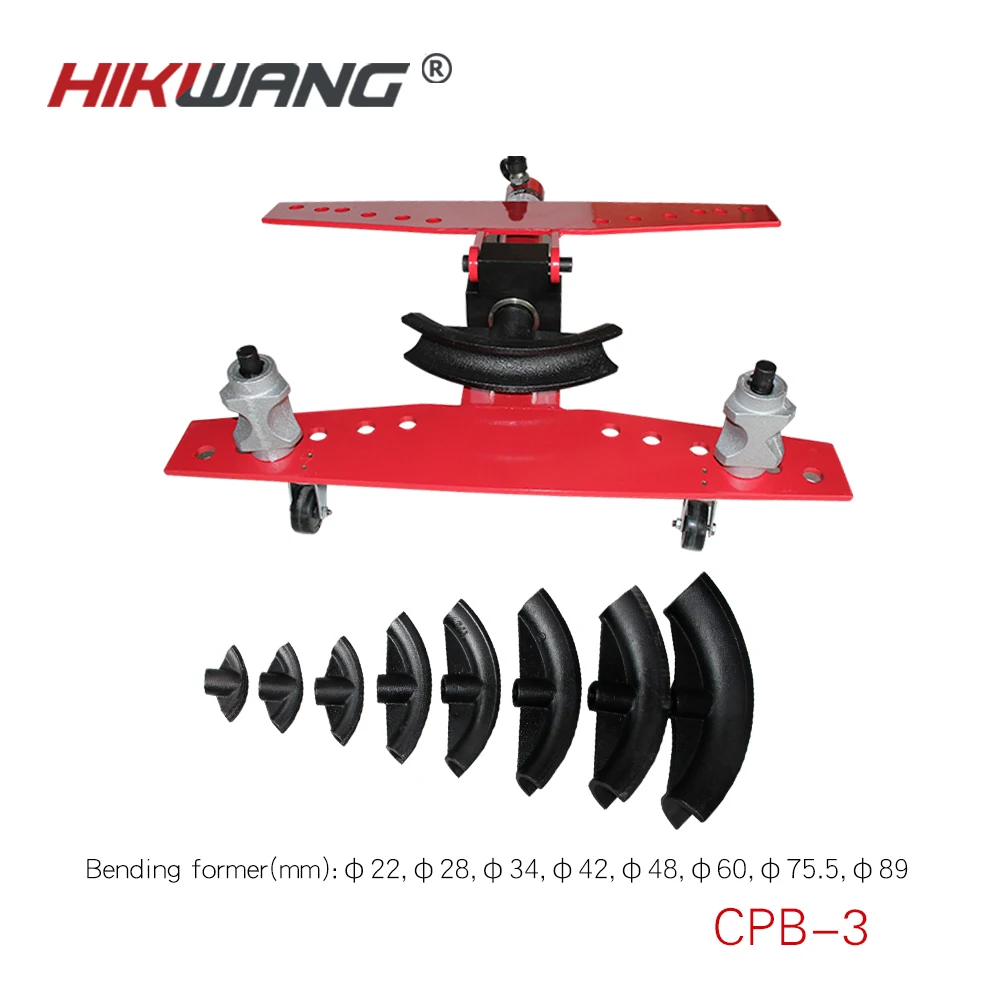 CPB-3 18T split type without pump copper pipe bender hydraulic with 8 moulds tube bending tool kit