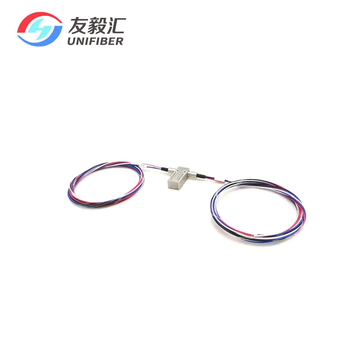 Single Mode 2x2F Mechanical Optical Fiber Switch 5V Non-Latching 1310/1550nm