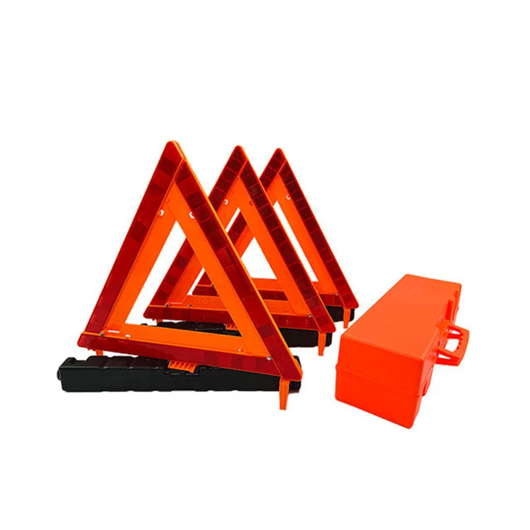 Hot Selling Red Emergency Tool High Reflective Traffic Triangle Warning With DOT Certification