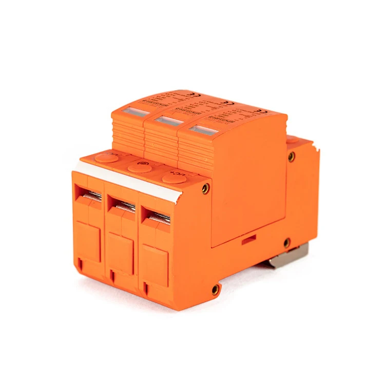 3 Pole 20kA/40kA 1500V Type 2 DC Surge Protective Device surge protectors 3 phase with c/w Remote Signaling