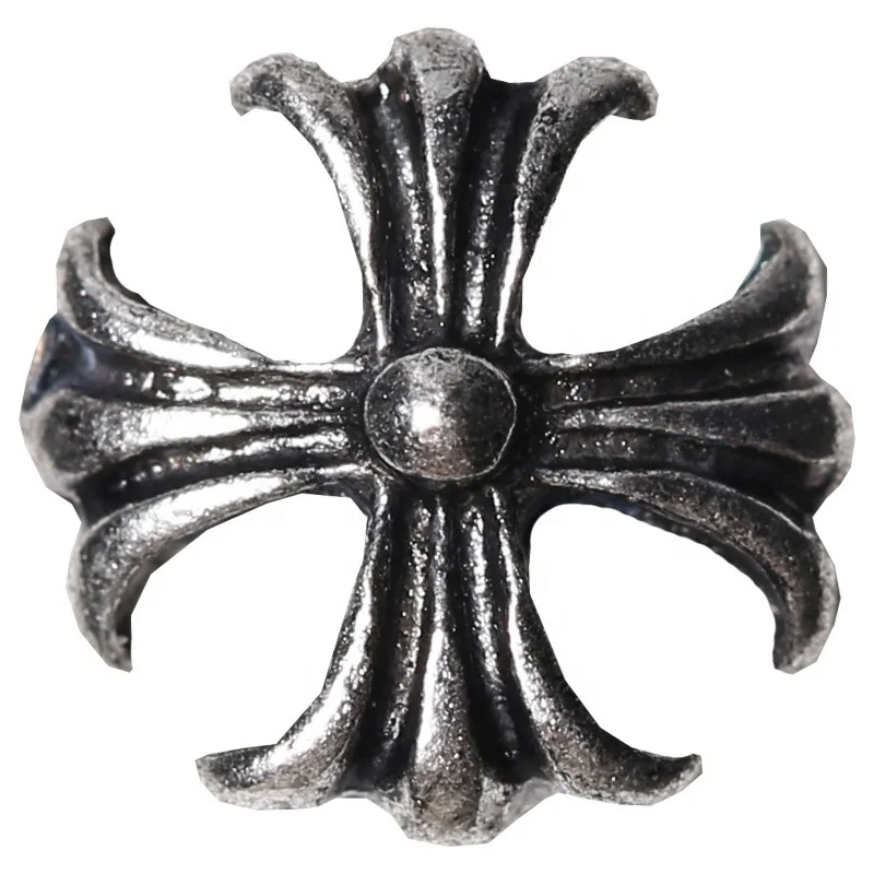 Wholesale chrome hearts alloy ornament for nail art decoration 3D beauty nail charms manicure accessories supplier for salon