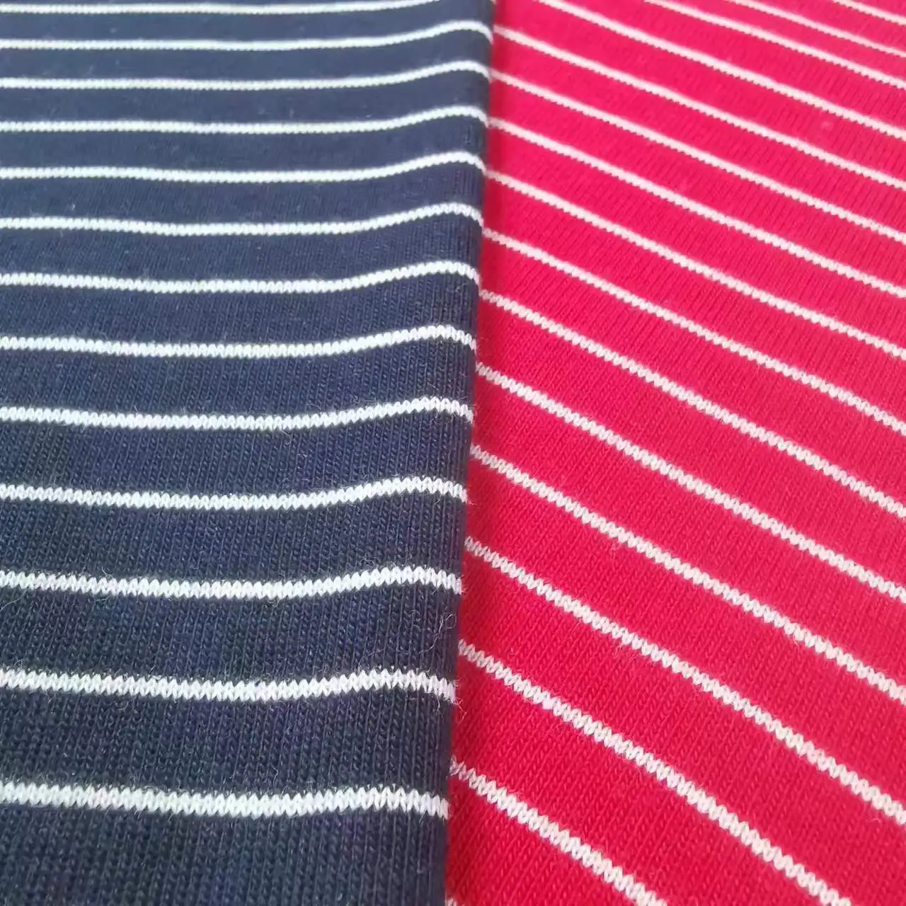 Liquid ammonia treatment combed cotton striped 100% cotton yarn dye shirt fabric