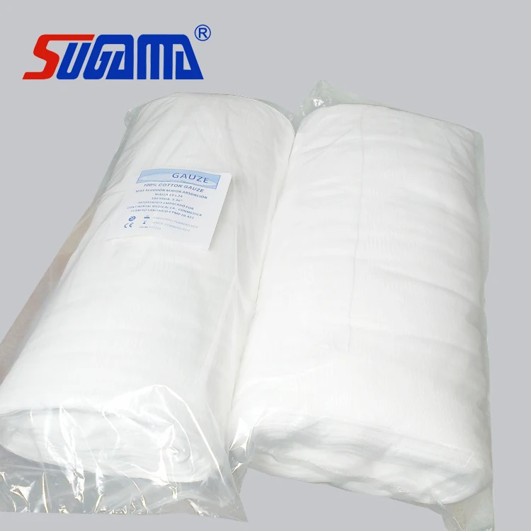 Wholesale eco-friendly surgical medical conforming cotton absorbent gauze roll