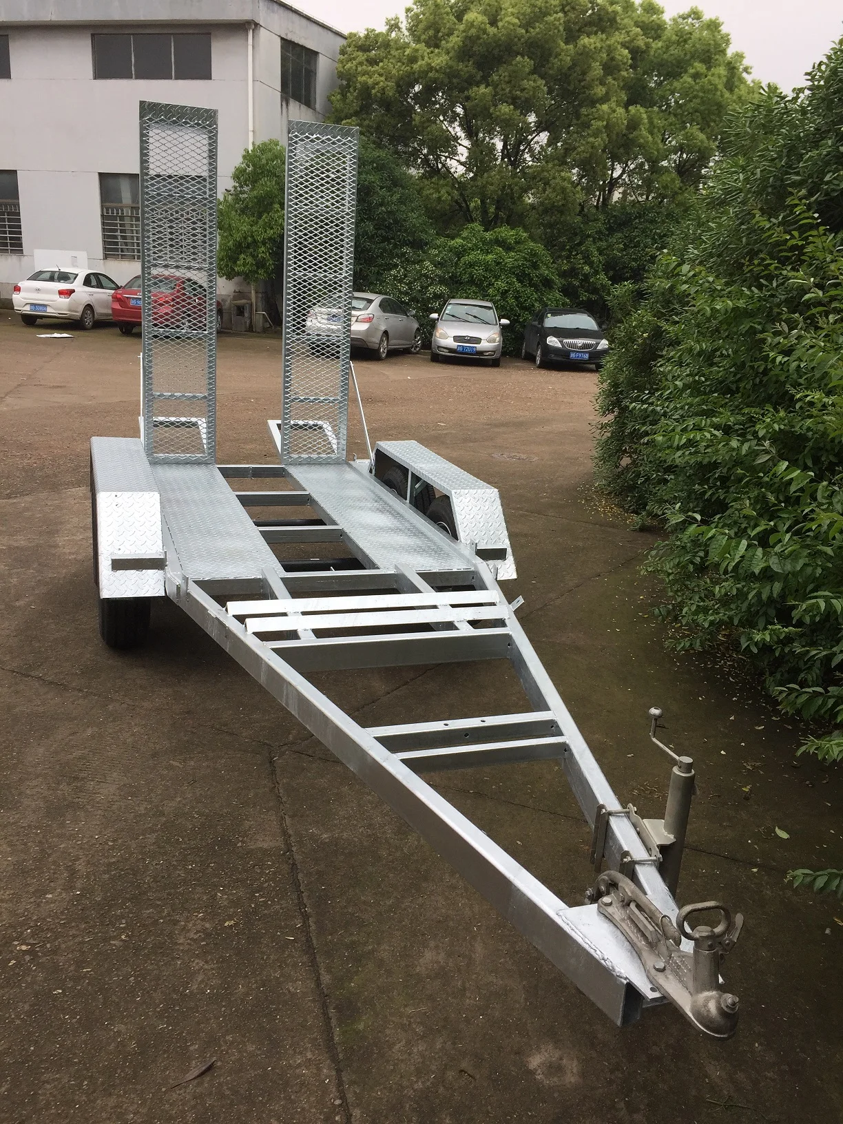 Australian customized Small digger excavator plant trailer