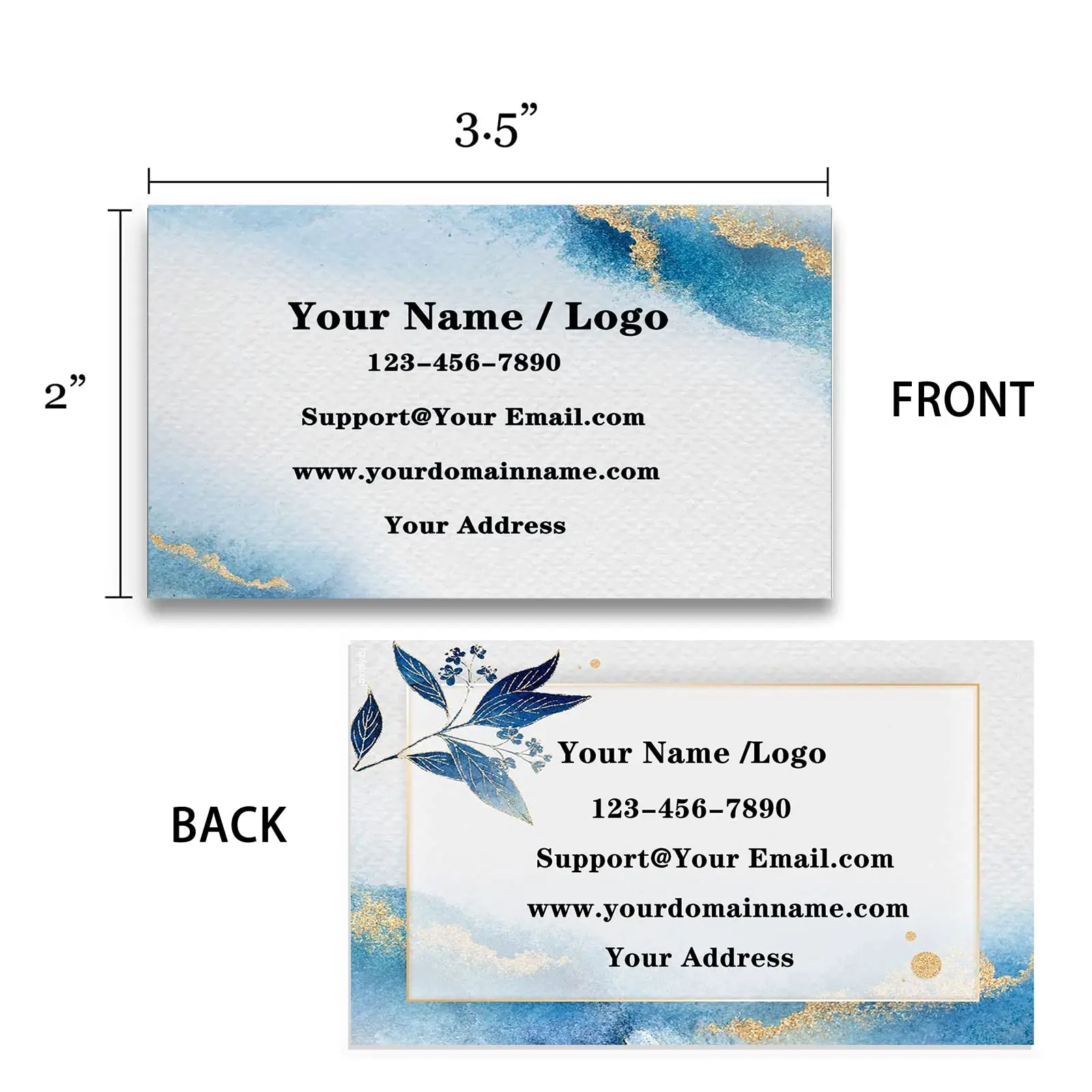 hair business card