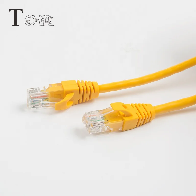 TOM-CD-5E-1 CAT5E UTP CONDUCTOR CABLE /PATCH CORD/PATCH CABLE 24/26/28AWG 1m cat5e patch cord