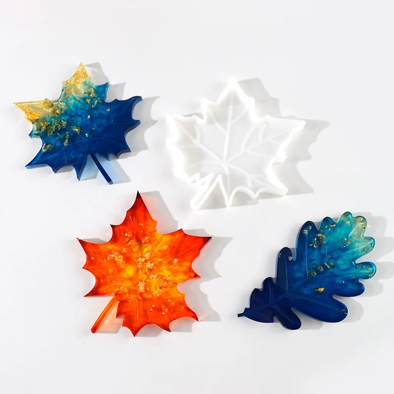 Resin Mould Cake   Molds Fondant  Gummy Maple Weed Candy Silicone Mold For Leaf Coasters