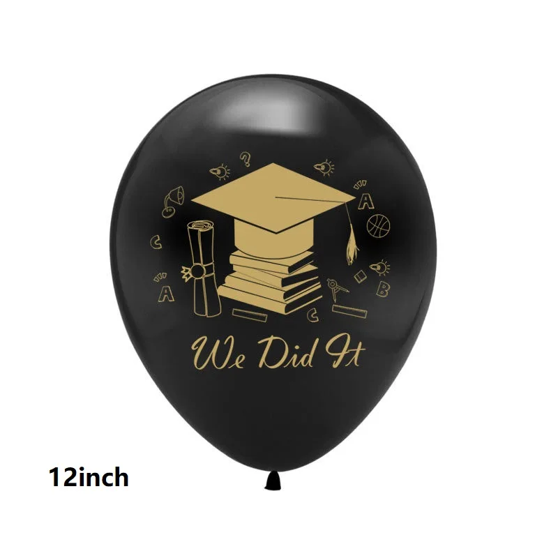 Printed Latex Balloons Party Decorations Balloon for Congratulate Graduation 2022 Hot Sale 12 Inch Easter Round 1bag