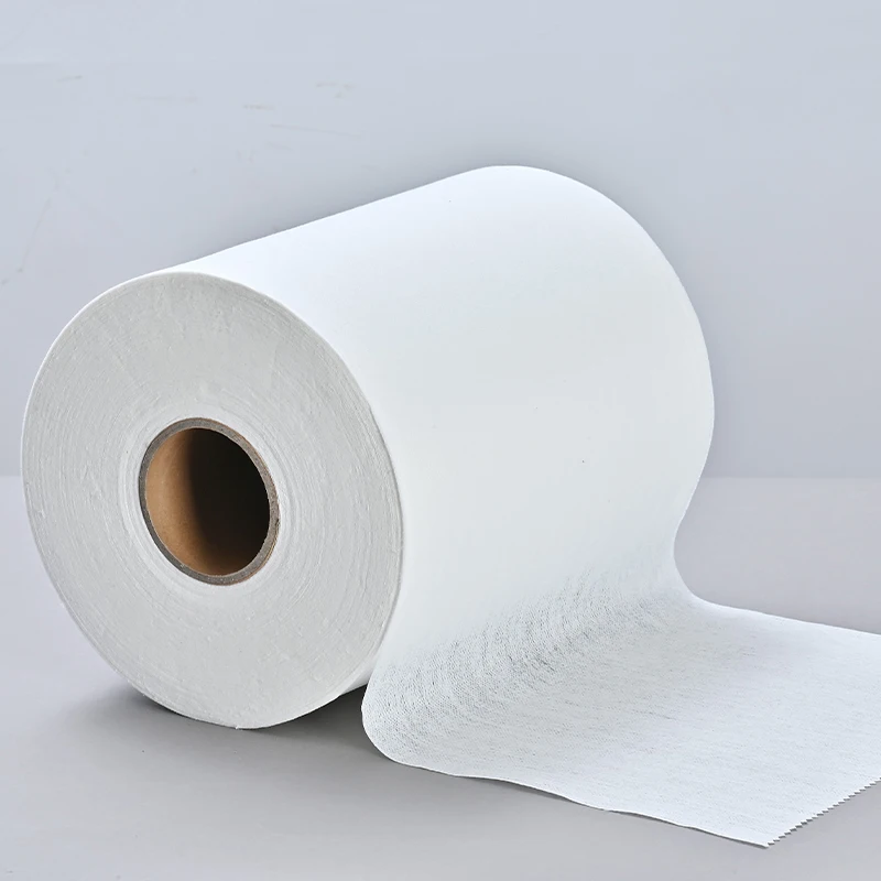 High Quality 100% Polyester Spunlace Mesh Nonwoven Fabric Roll For Medical Gauze