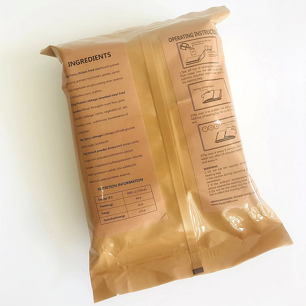 Emergency ration Survival Foods MRE KIT Food combat mres