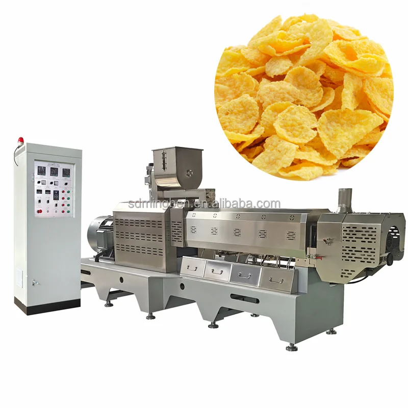 Automatic breakfast cereal machine Corn Flakes Making Machine corn flake making machine