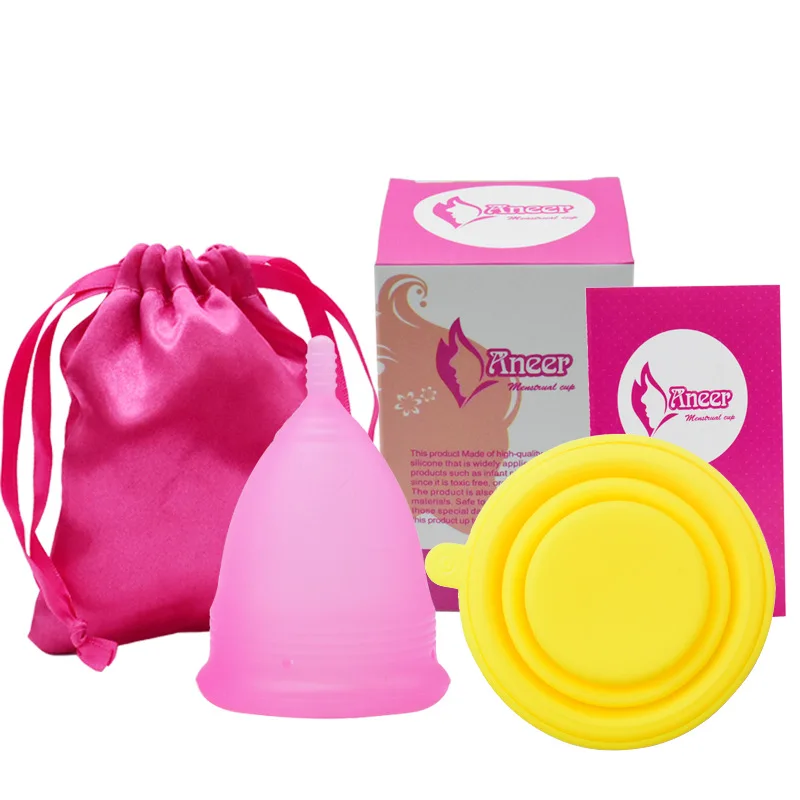 J1105 High Quality Female Period menstrual cup /custom silicone  menstrual cup