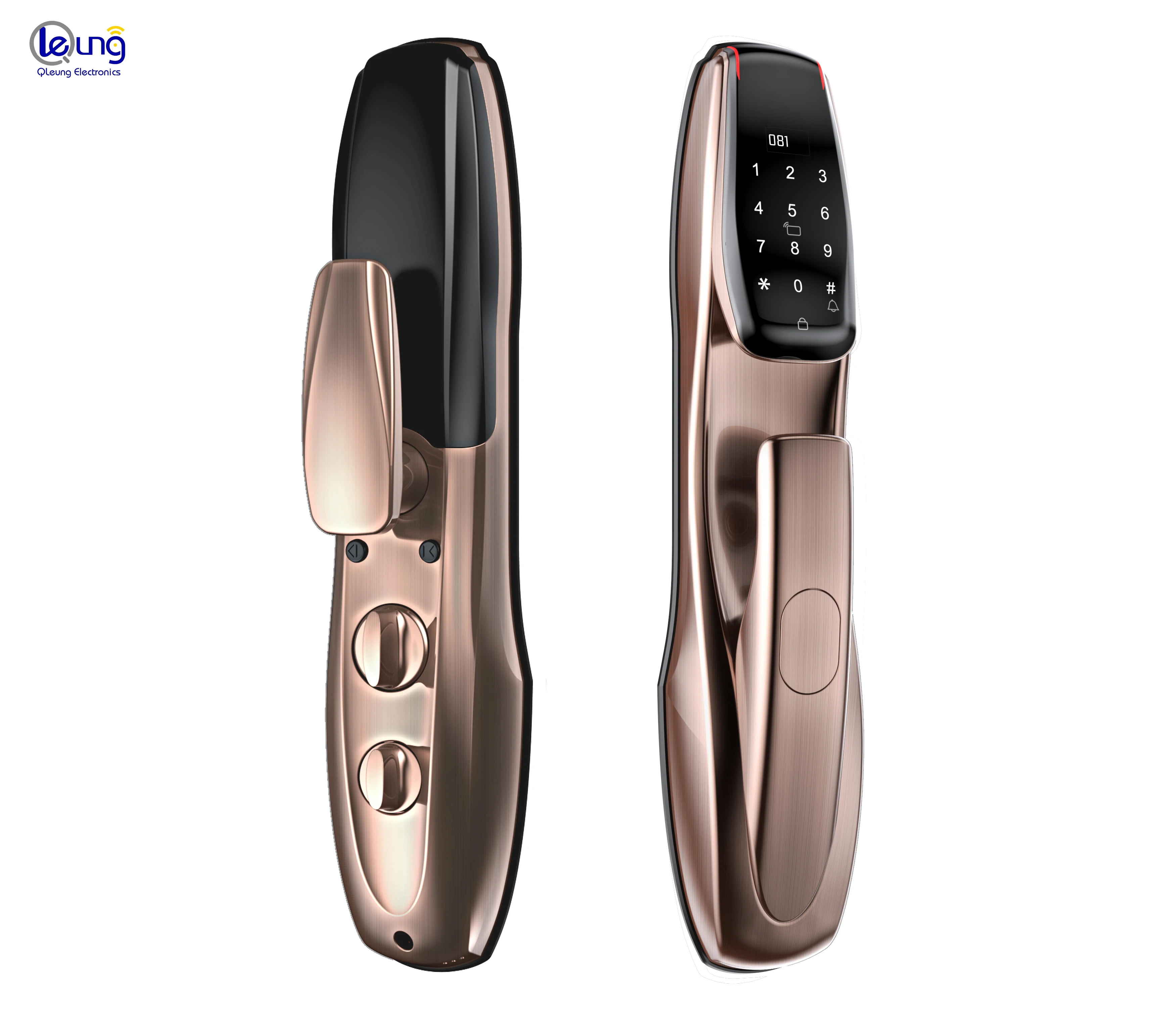 Дверной смарт-замок из цинкового сплава, умный замок с Биометрическим отпечатком пальца, цифровой смарт-кодовый ключ