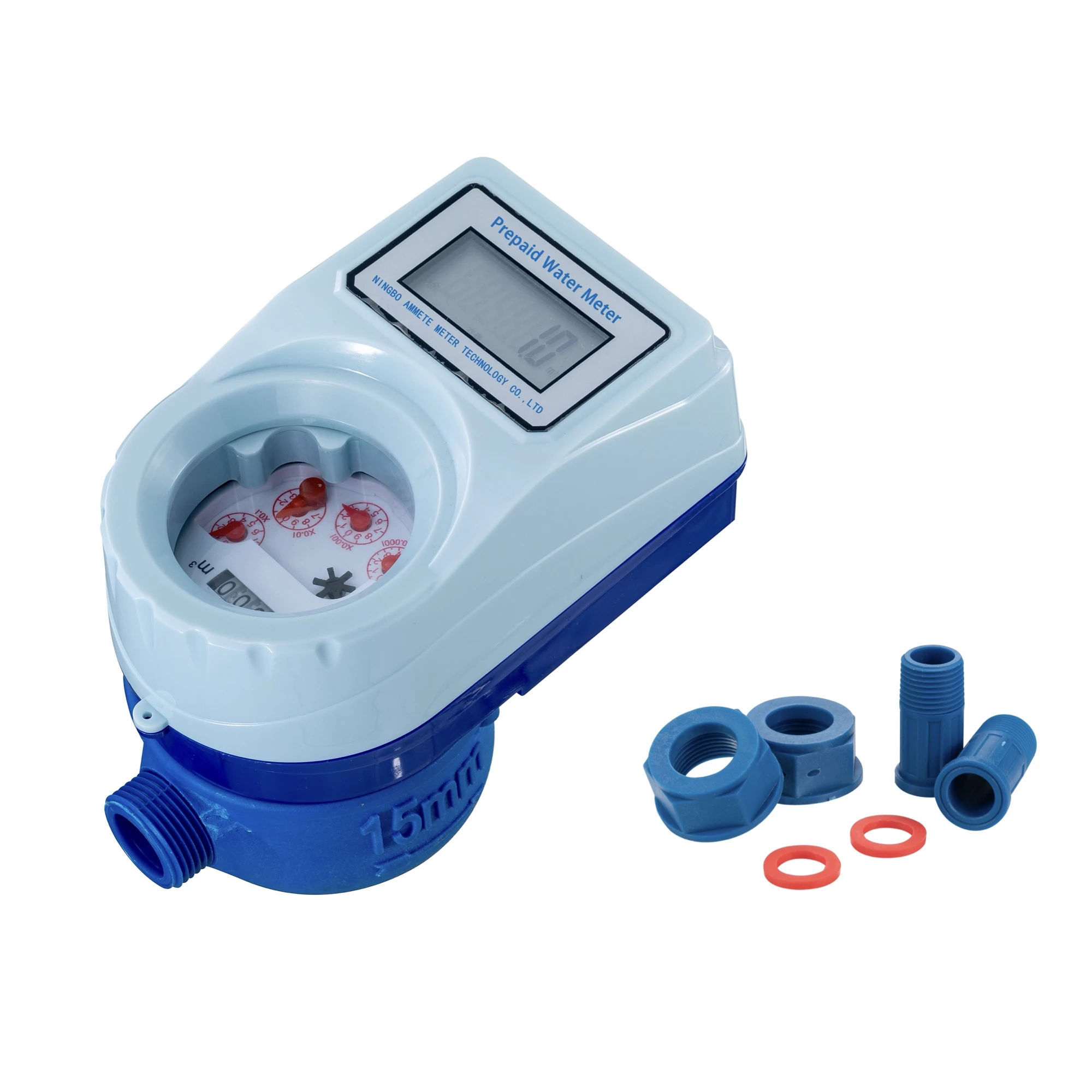Plastic Body IC Card Prepaid Smart Water Meter China Water Meter Manufacturer with Customer Interface Unit