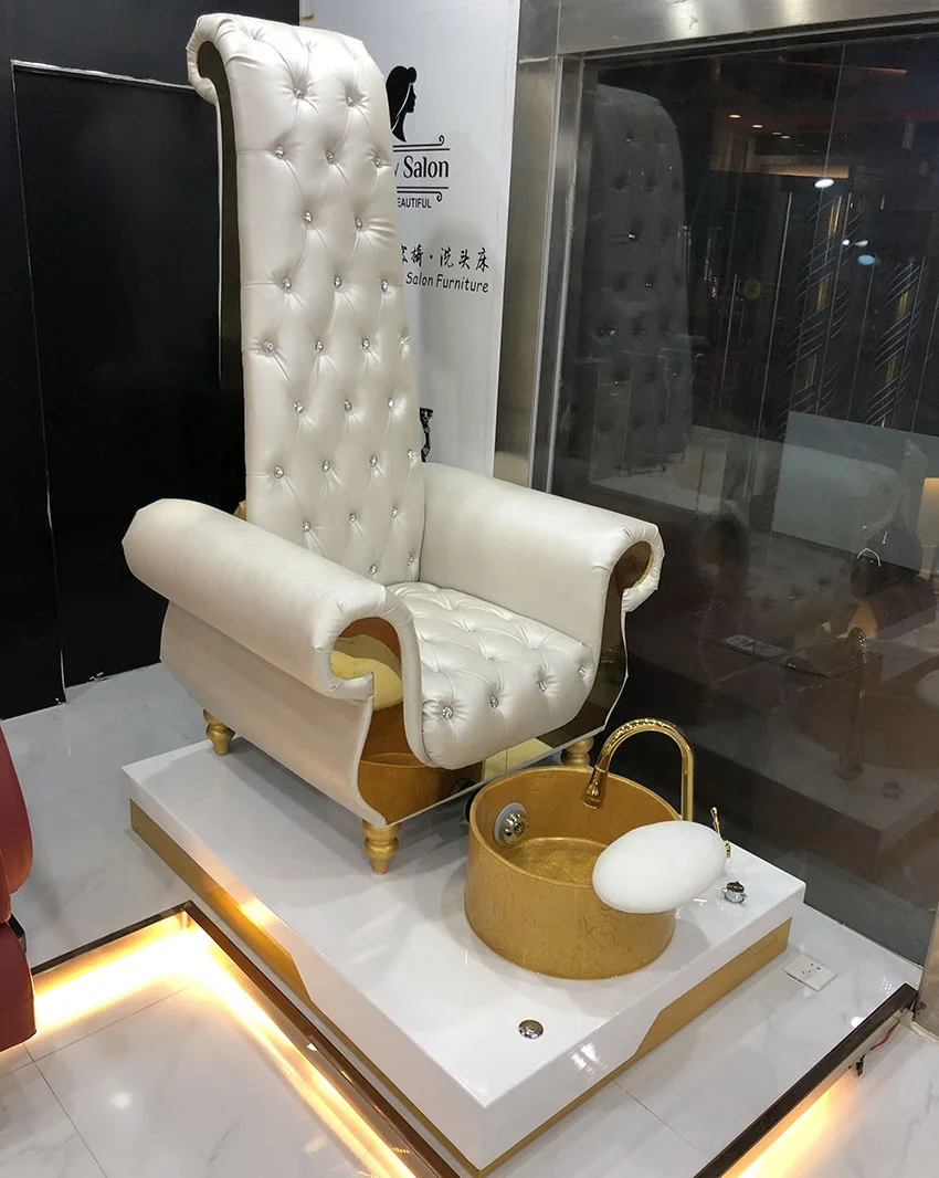 
Hot sale King Throne Pedicure Chair/salon furniture high back ronud sink pedicure chair HY-PC001 