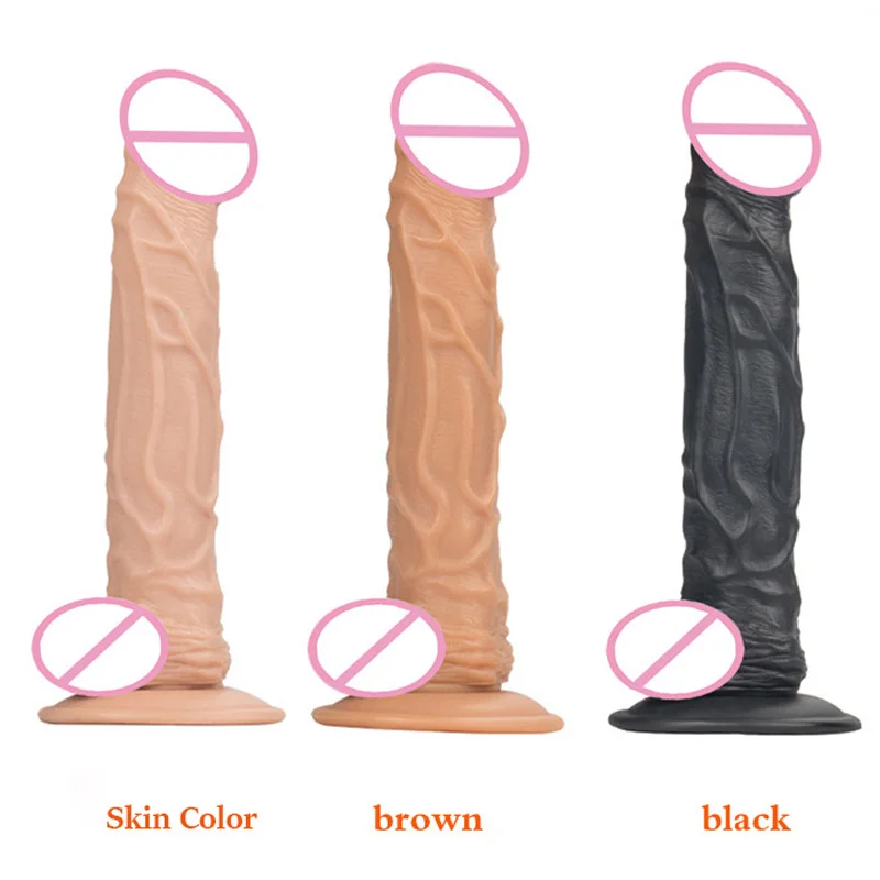 Soft Sex Toys for Woman Lifelike Huge Penis Real Skin Waterproof Adult Products Vaginal Massage Clit Stimulate Cock Toy Dildo