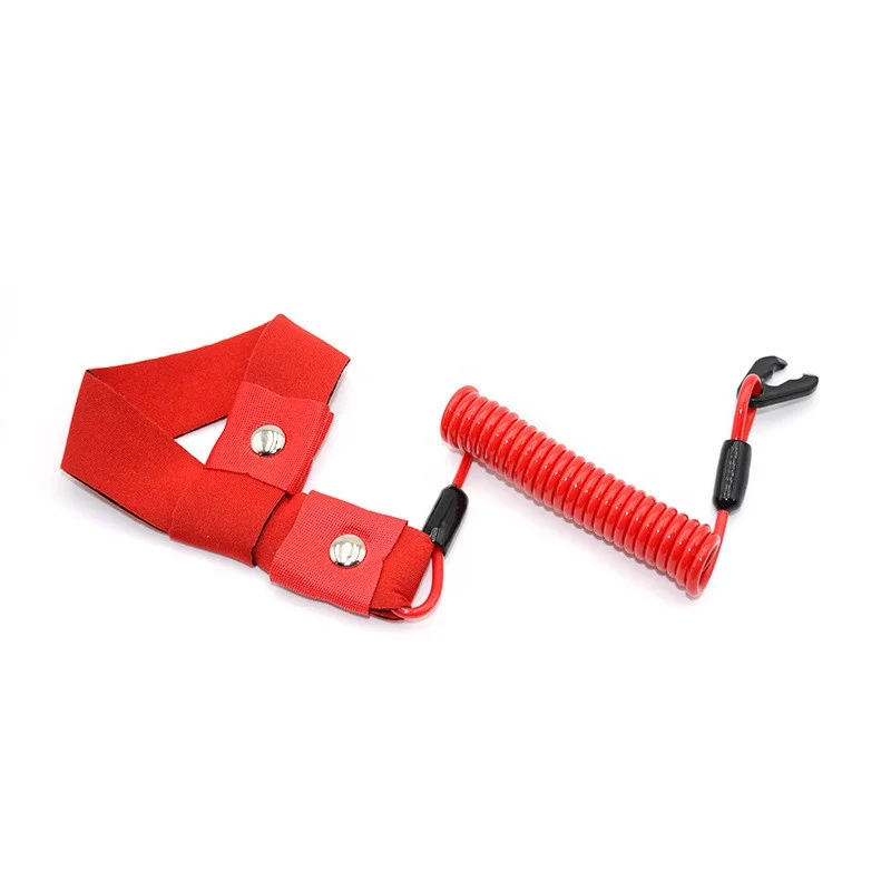 Universal Boat Outboard Lanyard Engine Motor Kill Urgent Stop Switch/Safety Lanyard Tether Cord for Yamaha