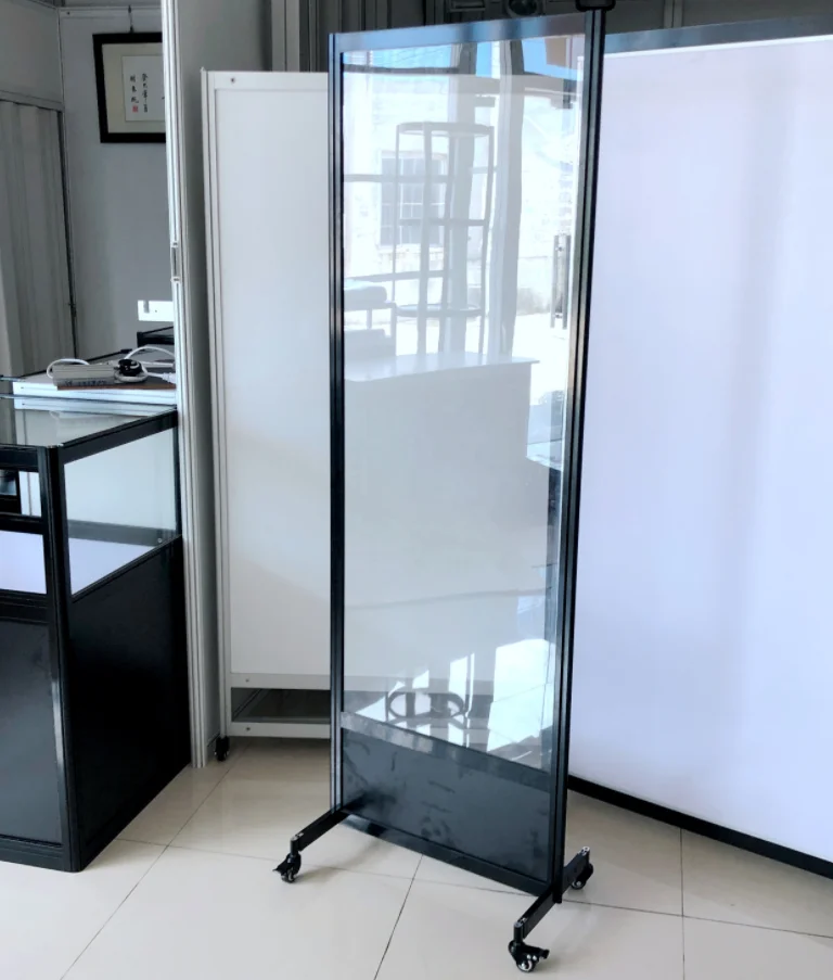 Transparent room partition, floor desk partition, office partition customization, baffle screen interior decoration