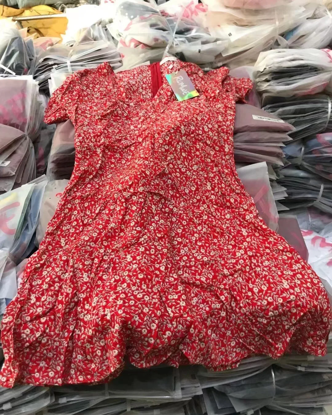 2022 Wholesale Fashion Bulk Buy Bales Of American Clothes Brand New Clothes Bale Mix Top Romwe Dress