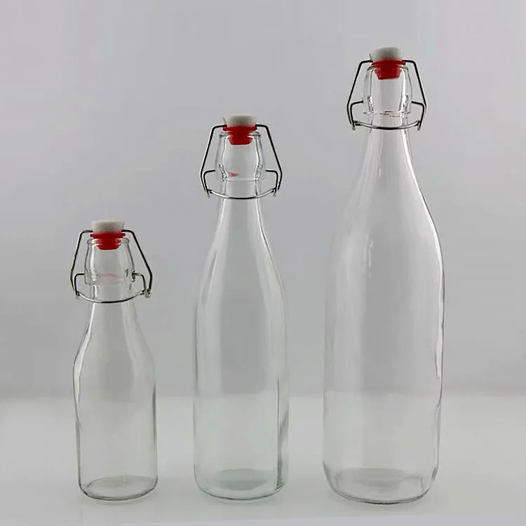 Оптовая продажа 1 литр 33 fl. Oz. Нажмите на изображение для просмотра в полный размер Флип-Топ стеклянная бутылка 60 мл с вертящимся верхом Пивоваренная фиксаторы уход за кожей лица маска напитков