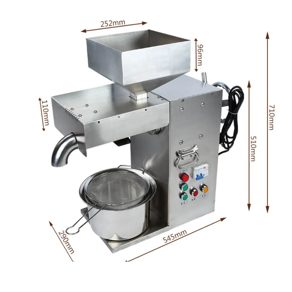 Direct Supply Oil Pressers Oil Press Extractor Seed Soya Bean Coconut Oil Extractor Machine Cold Press