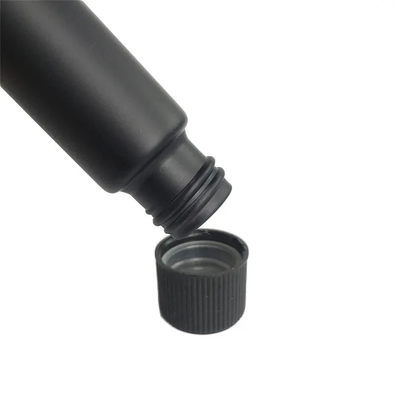 Child Resistant 120mm Glass Test Tube Light Proof Matte Black Glass Tube