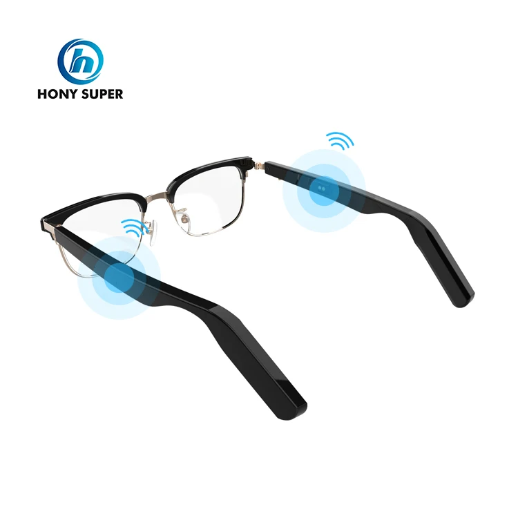 2022 Ip65 Waterproof Cool Fancy Smart Audio Wireless Bluetooth Glass Running Sports Driving Glasses Frames Eyeglasses