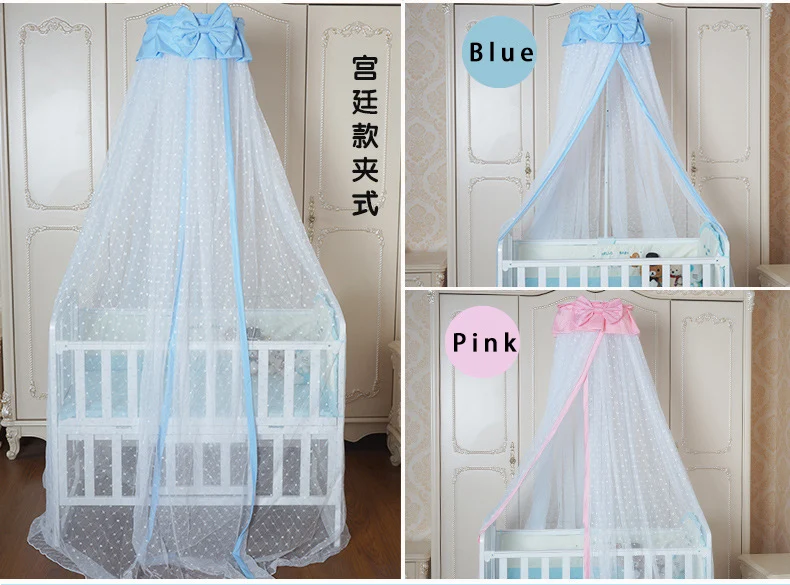 Baby Infant Bedding Mesh Crib Netting Summer Portable Baby Mosquito Insect Cradle Net Folding Baby Bed Crib Mosquito Net