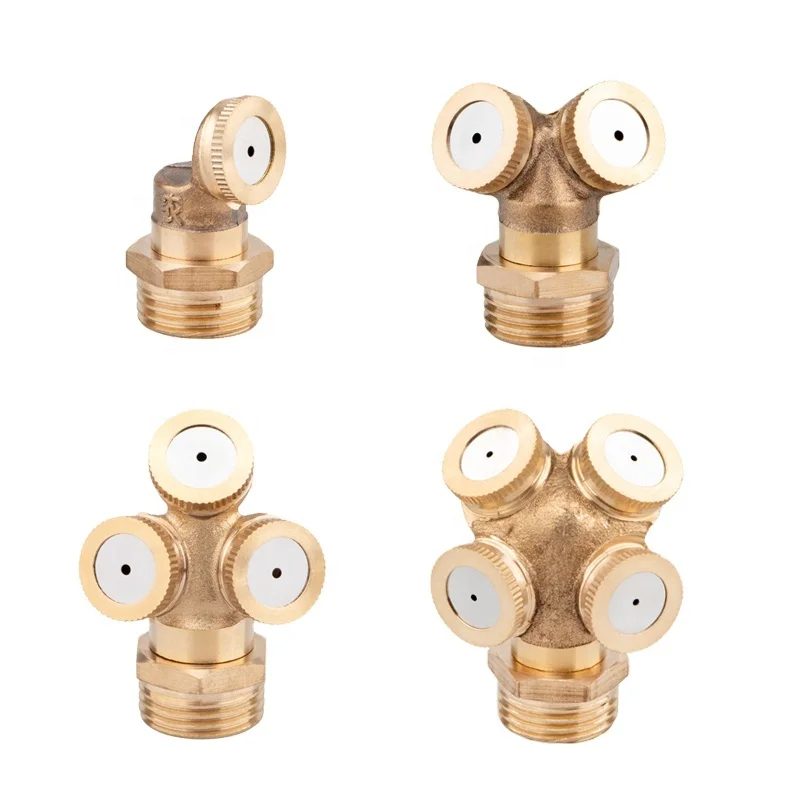 Agriculture Garden Watering Nozzle Adjustable Atomizing Nozzle Cooling Spray sprinkler